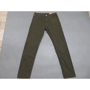 Polo Ralph Lauren Sullivan Slim Jeans Womens 18 Green Denim Comfort Pockets